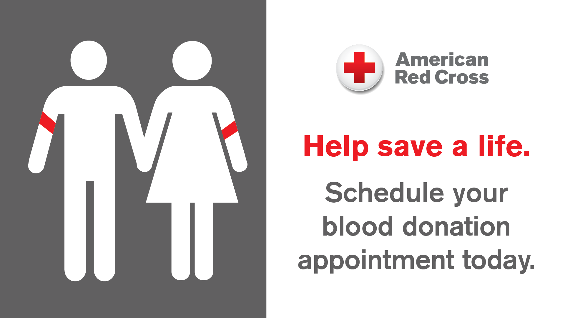 Help save a life.  Schedule your blood donation appointment today.