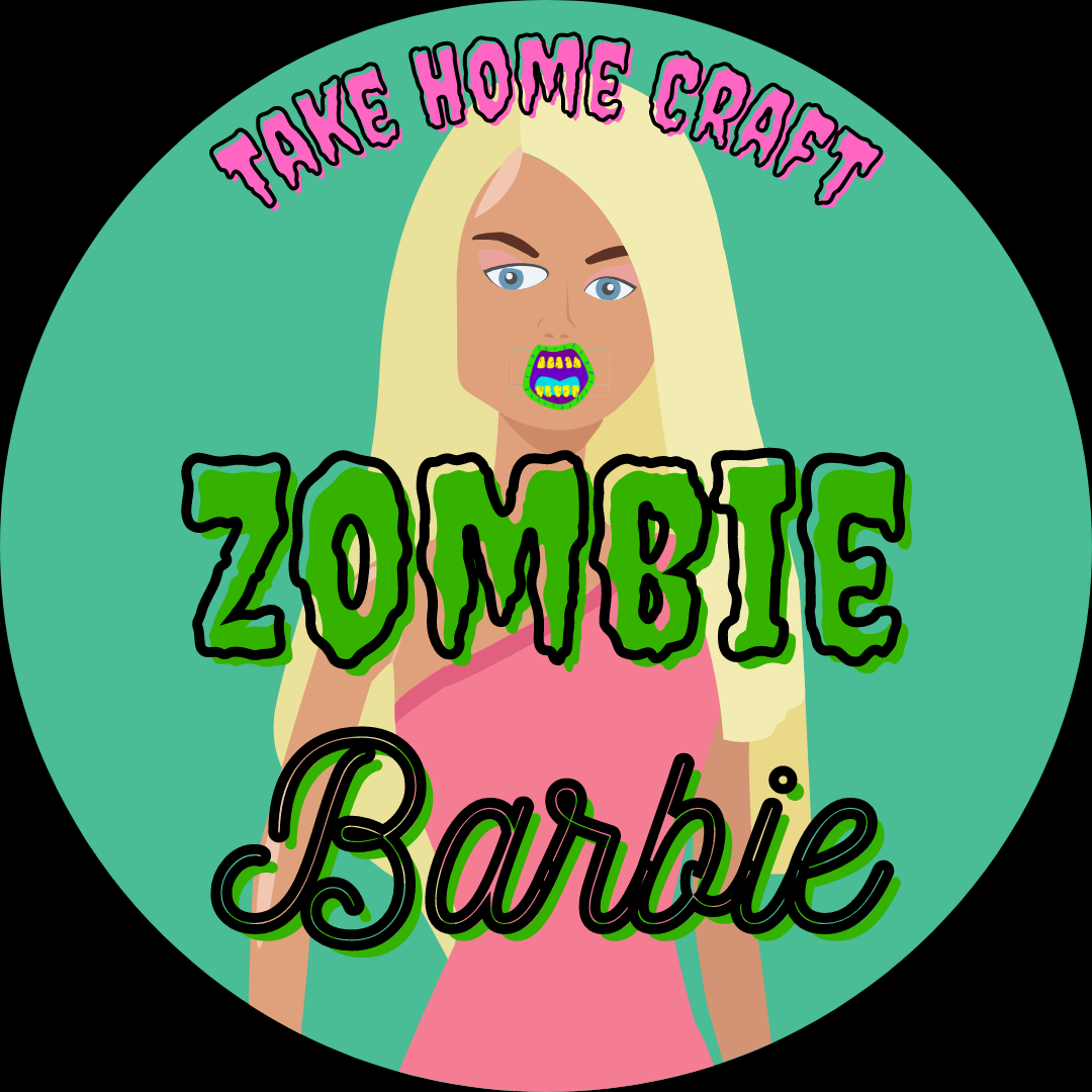 Zombie Barbie Take-Home Craft