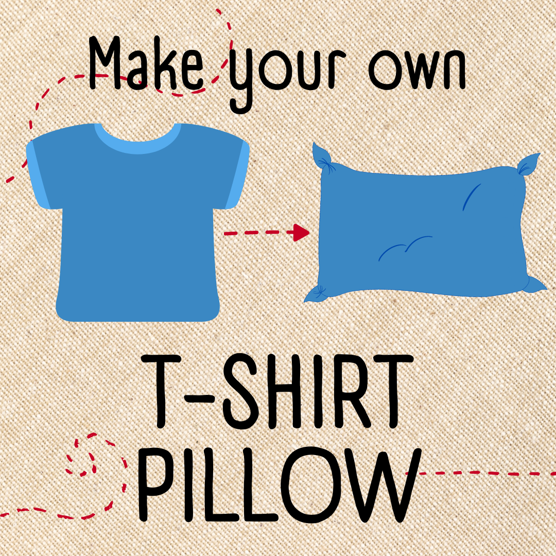 Make Your Own T-Shirt Pillow